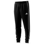 Adidas Core 18 TP, Pantaloni da Allenamento Uomo, Nero (Black/White), M