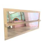 Specchio Montessori in legno naturale 100x60cm (metacrilato infrangibile)