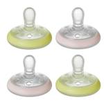 Tommee Tippee Succhietto Simile Al Seno Materno,6-18 Mesi, Giallo e Rosa, Femmina, 4 Pezzi