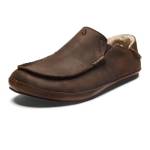 OLUKAI Moloa Slipper - Men's Dark Wood/Dark Wood 15