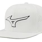 Mizuno Cappello Snapback Piatto Tour, Bianco-Bianco, Taglia Unica Donna