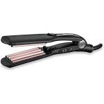 BaByliss 2165CE Piastra Frisè, Rivestimento in Tourmaline Ceramic, 10 Temperature fino a 210°C, Nero