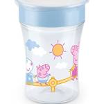 NUK Peppa Magic Cup 230 ml, bordo per bere a 360°, disco in silicone sigillante, a partire da 8 mesi, senza BPA