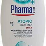 PHARMALINE Body Milk Atopic 500ml | Crema hidratante corporal para pieles atópicas o muy secas. Sin siliconas, parabenos ni sulfatos.