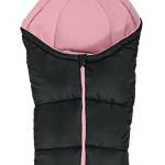 Altabebe AL2006-13 Active Sacco Termico Invernale per Seggiolino da Auto, Nero/Rosa, 0-12 Mesi