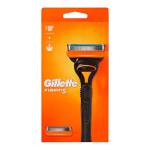 Gillette Fusion 5 ProShield Lamette di Ricambio per Rasoio di Sicurezza Uomo, Confezione da 1 rasoio più 1 Ricambo con 5 Lame, Con Micropettine per I peli più corti