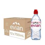 Evian Acqua Minerale Naturale, 12 x 0.75 L