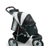 Cinque Passeggino, IPZ-070, nero / argento, pioggia libero e la copertura del vento, elemento portante del cane, carrello, rimorchio, Innopet, Comfort EFA Buggy. buggy pieghevole dell'animale domestic