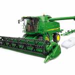 bruder 02132 - Mietitrebbia John Deere T670i, azienda agricola, agricoltura, trattore