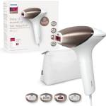 Philips Lumea IPL serie 8000 - Dispositivo di Epilazione a Luce Pulsata con Tecnologia SenseIQ, 4 Accessori per Viso, Corpo, Zona Bikini e Ascelle, Utilizzo con Filo (Modello BRI948/00)