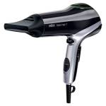 Braun Satin Hair 7 Asciugacapelli Ioni, Phon Professionale, con SensoDryer e Satin Protector, Tecnologia Anti Crespo e Brillantezza, Accessori di Diffusione, 2200 W, HD730 Nero e Acciaio