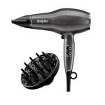 BaByliss D6490DE Asciugacapelli Platinum Diamond 2300W Motore AC Professionale, Funzione Ionica Anti-Crespo, Griglia in Diamond Ceramic