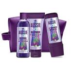 Aussie Set regalo SOS Blonde, shampoo + balsamo + cura intensiva con foglia di Manuka Austaliana e prugna selvatica, per capelli biondi, senza esperimenti sugli animali, vegano, cura dei capelli