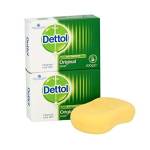 Confezione da 2 PZ DETTOL SAPONE ORIGINALE 100G BARRA ANTIBATTERIALE PER LA PULIZIA BAGNO PROTECT (4)