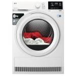 AEG Serie 8000 Asciugatrice 8 Kg, TR8G83GW, Classe A+++, Tecnologia AbsoluteCare, Pompa di Calore, 850x596x638 mm, Bianco