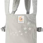 Ergobaby Marsupio per Bambole Giocattolo per Bambini, Galaxy Grigio Portabambole in Cotone 100%