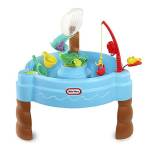 Little Tikes Fish ‘n Splash Tavolo d’Acqua, Gioco all’Aria Aperta, Incoraggia il Gioco Attivo e Immaginativo, Include Canne da Pesca, Pesci ed Altro, Per Bambini dai 24 Mesi ai 6+ Anni