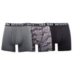 DC Confezione da 3 Boxer in Rete Micro Performance Corti, Grigio Camo (3 Paie), S Uomo