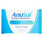 Anusol Salviette lenitive e detergenti, confezione da 30