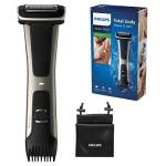 Philips BG7025/15 Bodygroom 7000 Depilatore Corpo da Uomo, Wet&Dry, Pettini Regolabili 3-11 mm, Testina 4D, Autonomia fino a 80 min