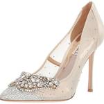 Badgley Mischka Quintana Donna, Raso Color Avorio., 36.5 EU