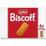 Lotus Biscoff | Biscotto Caramellato | Ingredienti di Origine Naturale | Vegano | Senza Coloranti e Additivi | 4x250g | 1 kg