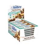 NATTURA Cannolo Crunch Bio Cacao e Nocciole, Croccanti Cialde di Riso e Mais Ripiene di Crema alle Nocciole e Cacao, Snack Senza Glutine e Senza Lievito, Prodotto Vegano Senza Olio di Palma, 24 x 25 g