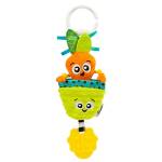 LAMAZE Candy The Carrot, Mini Clip on Pram and Pushchair Newborn Baby Toy, Sensory Toy for Babies with Colours and Sounds, Development Toy for Boys and Girls Aged 0 Months +, Multicoloured