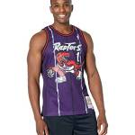 Mitchell & Ness 2.0 T.Raptors Camicia, Viola, M Unisex-Adulto