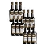 Ponti, Aceto Balsamico Modena I.G.P., Proveniente da Uve di 7 Vitigni Selezionati e Pregiato Aceto di Vino, Ideale per Insaporire Carni Rosse Crude e Cotte, 100% Made in Italy, 12 Bottiglie da 500 ml