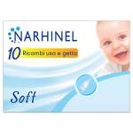 Narhinel 10 Ricambi per Aspiratore Nasale Neonato e Bambini con Filtro Igienico Assorbente per Trattenere il Muco, Monouso, Soft