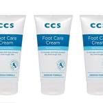 THREE PACKS of CCS Foot care Cream 175ml by CCS