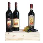 Regalo Vini Toscani Banfi in Cassetta Legno - 3 Bottiglie - Confezioni Regalo Vini Pregiati Per Occasioni Importanti - Cod. 259