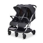 Babify Twin Air Passeggino gemellare leggero e compatto, omologato fino a 22 kg, Soft Grey