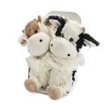 Warmies Hugs - Peluche a forma di mucche, 0,53 kg, colore: Crema