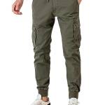 Reell Jeans Cargo Reflex Rib Pantaloni Eleganti, Oliva, L Uomo