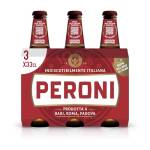 Peroni Birra Edizione Speciale, Pack con 3 birre in bottiglia da 33cl, Birra Lager con Malto 100% Italiano, Gusto Moderatamente Amaro, Gradazione Alcolica 4.7% Vol