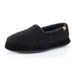 Acorn Men's Moc, Black Berber, Large / 10.5-11.5 Wide