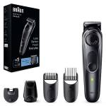 Braun Series 5 Rasoio Elettrico Barba, Lama Barba Ultra Affilata, Regolabarba Uomo 40 Lunghezze, Accessori Per Lo Styling, Custodia, 100 Minuti Di Utilizzo Senza Fili, Idea Regalo, BT5420 Nero