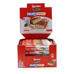 Loacker - Choco And Milk Cereals - Barrette al Cioccolato al Latte con Ripieno di Cialde Wafer, Crema al Latte e Crispies di Cereali - Merenda e Snack - 1 Confezione da 30 Barrette