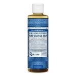 Dr Bronners Pure Castile Soap Peppermint (237ML 100% organico)