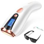 Epilatore a Luce Pulsata IPL Kismi Epilatore Laser per Donna e uomo 999900 Flash 5 Livelli 2 Modalità di Depilazione Indolore per Viso Braccia Gambe Ascelle Bikini