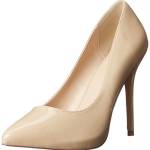 Pleaser AMUSE-20, Decollété a Punta Chiusa Donna, Beige (Cream Pat), 38 EU