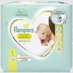 Pampers Pannolini per bambini, misura 1 (2-5 kg), Premium Protection, Newborn, 24 pezzi, confezione singola, massimo comfort e protezione per pelli sensibili