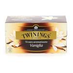 Twinings, Tè Nero Aromatizzato alla Vaniglia, Sapore Delicato e Avvolgente, Infusi e Tisane, Confezione da 25 Filtri