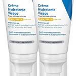 CeraVe Crema Idratante Viso SPF 30, Per Pelli da Normali a Secche, Idratazione Profonda, Ad Assorbimento Rapido, Con Protezione Solare SPF 30 e Acido Ialuronico, 2 x 52 ml