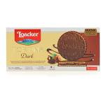 Tortine Dark Loacker Gran Pasticceria Cioccolato Fondente, 125 Grammi, Wafer, 6 Pezzi