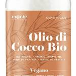 MonteNativo Olio di Cocco Biologico Extra Vergine –1000ml– Crudo e Spremuto a Freddo, Organico e Puro 100%, Non Processato, Bio, Ideale per Capelli, per il Corpo e ad Uso Alimentare(1x1000ml)