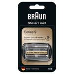 Braun Series 9, Rasoio Elettrico Uomo Testina di Ricambio, Compatibile con I Rasoi Series 9, Rasatura Ottima ed Efficiente, Lame Flessibili, Uso a Secco o Sotto Acqua, 92B Nero