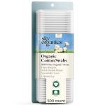 Sky Organics Organic Cotton Swabs for Sensitive Skin, 100% Pure GOTS Certified Organic for Beauty & Personal Care, 500 ct.